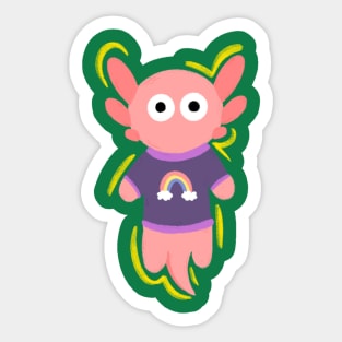 Lil axolotl Sticker